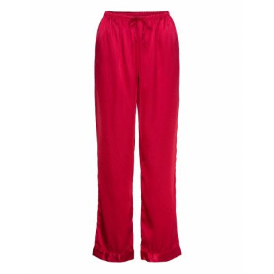 Hunkemöller Satin Trousers Röd