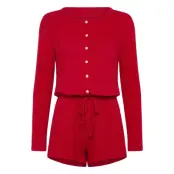 Hunkemöller Sie Short Jersey Rib Röd