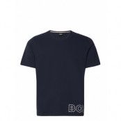 Identity T-Shirt Rn Underwear T-shirts Pyjama Tops Marinblå BOSS