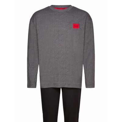 Individual Long Set *Villkorat Erbjudande Pyjamas Svart HUGO