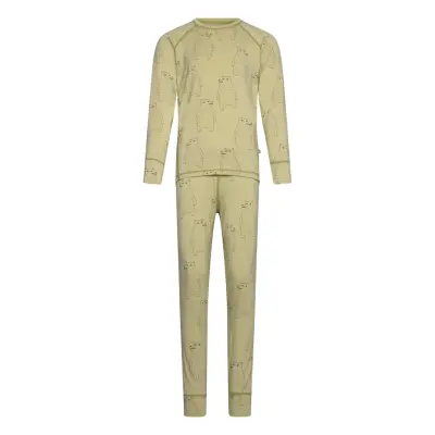 ISBJÖRN of Sweden Polarbear Set Baselayer Kids - Green - 86-92
