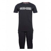 Jacj S Lounge Set S/S Pyjamas Svart Jack & J S