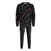 Jack & J S Jactristan Printed Lounge Set W Svart