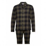 Jacleo Lw Ls Pyjamas Giftbox Pyjamas Grön Jack & J S