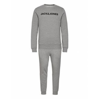 Jaclounge Set Pyjamas Grå Jack & J S