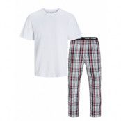 Jack & J S Jacluca Ss Tee And Woven Pants Giftbox Vit