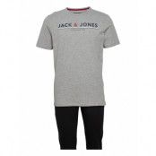 Jacmont Tee Ss And Pants Lw Set Pyjamas Grå Jack & J S