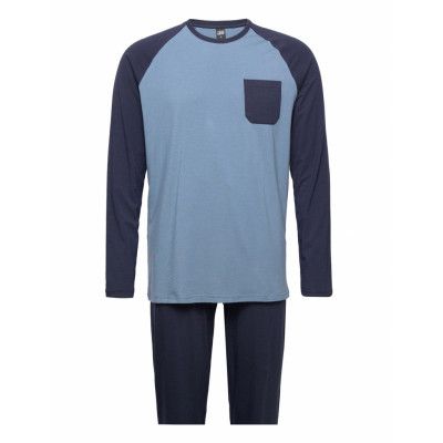 Jbs Bamboo Jersey Set *Villkorat Erbjudande Pyjamas Marinblå JBS