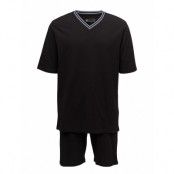 Jbs Pajamas, T-Shirt-Shorts Pyjamas Svart JBS