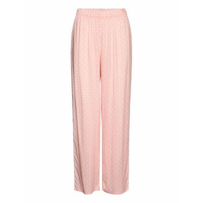 Jennee Pants Pyjamasbyxor Mjukisbyxor Rosa Dorina