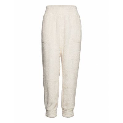 Jogger Fleece Snuggle Pyjamasbyxor Mjukisbyxor Vit Hunkemöller
