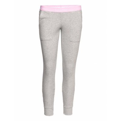 Bottom Pant Jogger Pyjamasbyxor Mjukisbyxor Grå Calvin Klein