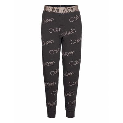Jogger Pyjamasbyxor Mjukisbyxor Svart Calvin Klein