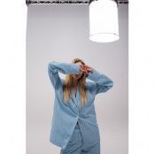 Josefine HJ x NA-KD Pyjamasskjorta - Blue