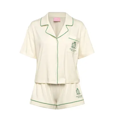 Juicy Couture Chateau Pj Set - Cream - XS