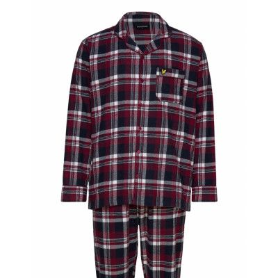 Julian *Villkorat Erbjudande Pyjamas Vinröd Lyle & Scott