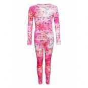 Kids 100% Organic Cotton Tie-Dye Unicorn Print Pj Set Pyjamas Set Rosa GAP