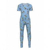 Kids Astronaut Pj Set Pyjamas Set Blå GAP
