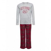 Kids Boys Sleep Pyjamas Set Grå Abercrombie & Fitch