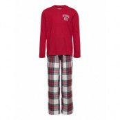 Kids Girls Sleep *Villkorat Erbjudande Pyjamas Set Multi/mönstrad Abercrombie & Fitch