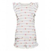 Kids Recycled Flutter Short Pj Set Pyjamas Set Blå GAP