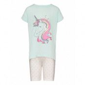 Kids Recycled Unicorn Graphic Pj Set Pyjamas Set Multi/mönstrad GAP