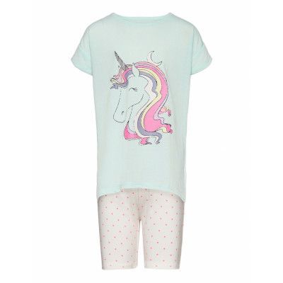 Kids Recycled Unicorn Graphic Pj Set Pyjamas Set Multi/mönstrad GAP