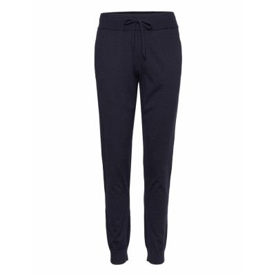 Knitted Pant *Villkorat Erbjudande Pyjamasbyxor Mjukisbyxor Marinblå Tommy Hilfiger