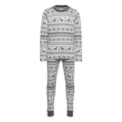 Konchristmas Loungewear Set Pyjamas Set Grå Kids Only