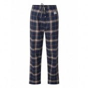 Lexington Home Konrad Organic Cotton Checked Flannel Pajama Pants Blå