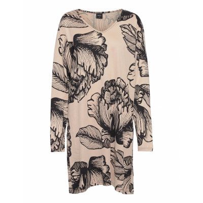 Ladies Big Shirt, Aurora Nattlinne Beige Nanso