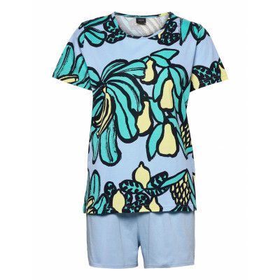 Ladies Shorts Pyjamas, Samba Pyjamas Blå Nanso