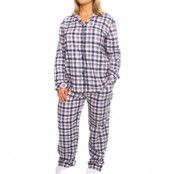 Lady Avenue Cotton Flannel Long Pyjama