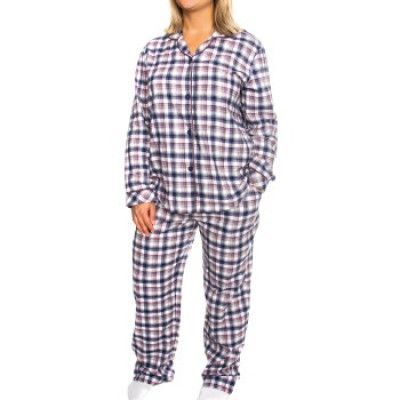 Lady Avenue Cotton Flannel Long Pyjama
