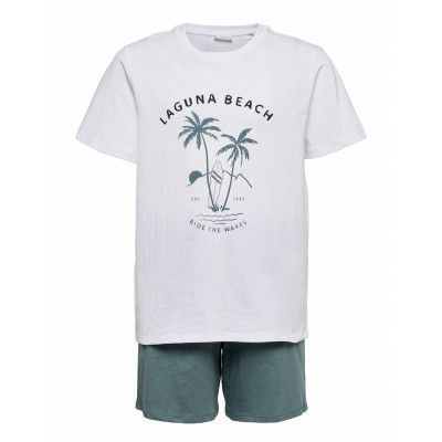 Laguna Pyjamas Set Blå Mango