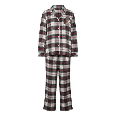 Lauren Ralph Lauren Homewear Lrl L/S Notch Collar Long Pant Pj S Multi/patterned