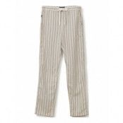 Leon Organic Cotton Oxford Pants Pyjamas Grå Lexington Home