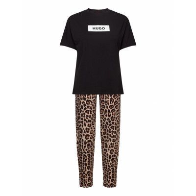 Leo_Pyjama Set Pyjamas Svart HUGO