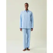 Lexington Home Icons Jennifer Organic Cotton Light Oxford Pajama - Blue - M