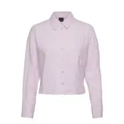 Lina Pyjamas Shirt Top Rosa Gina Tricot