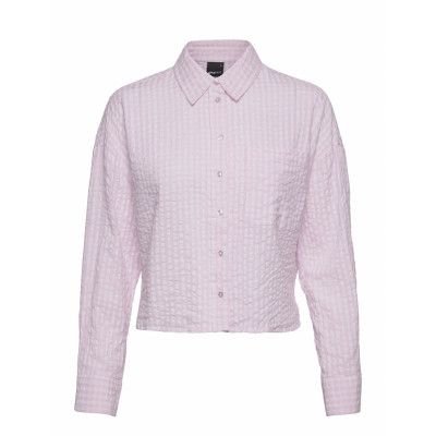 Lina Pyjamas Shirt Top Rosa Gina Tricot