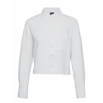 Gina Tricot Lina Pyjamas Shirt Vit