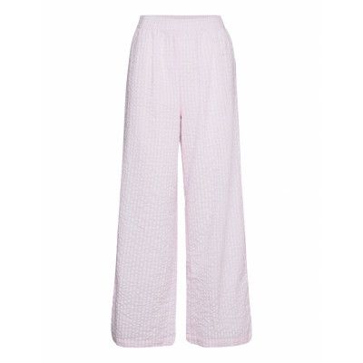 Lina Pyjamas Trousers Vida Byxor Rosa Gina Tricot