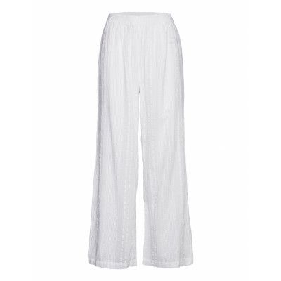 Lina Pyjamas Trousers Vida Byxor Vit Gina Tricot