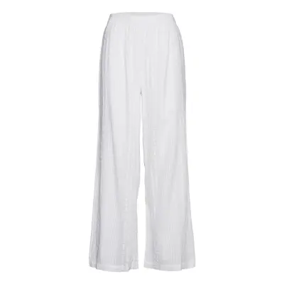 Lina Pyjamas Trousers Vida Byxor Vit Gina Tricot