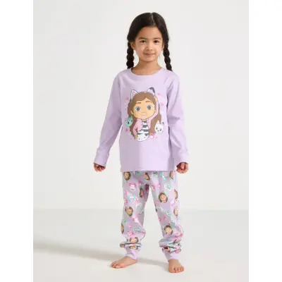 Lindex Gabby's Dollhouse Pyjama Set - Purple - 92