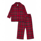 Lindex Pyjama Flannel Y D Check Mini Röd