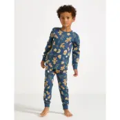 Lindex Pyjama Ginger Bread - Blue - 98/104