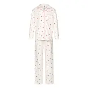 Lindex Pyjama Hearts Vit