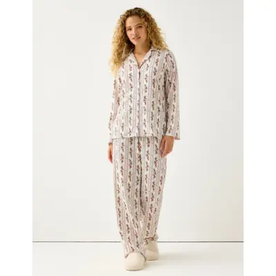 Lindex Pyjama Jersey - Multi/patterned - XL